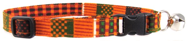 African Kente Print Cat Collar