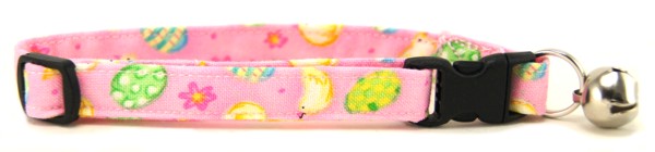Tossed Chicks and Eggs Cat Collar