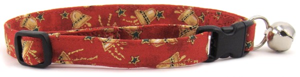 Christmas Bells Cat Collar