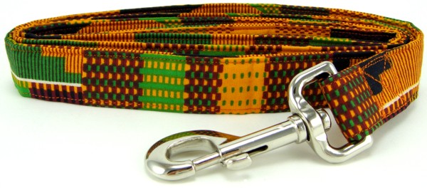 African Kente Print Dog Leash