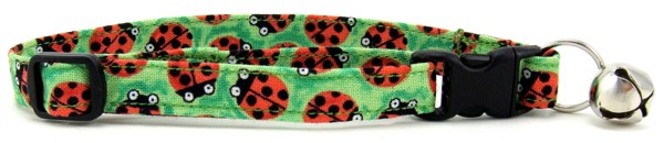 Lady Bugs Cat Collar