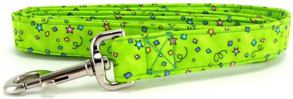 Lime Green Celebration Dog Leash