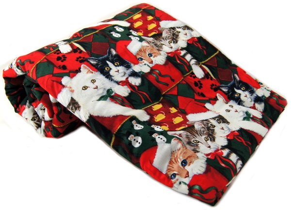 Christmas Stocking Kitty Pet Blanke