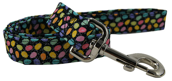 Tiny Metallic Easter Eggs Dog Leash