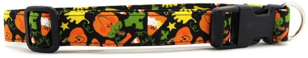Tossed Halloween Dog Collar