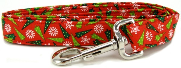 Wacky Christmas Trees Dog Leash